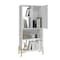 Manhattan Comfort Bowery Bookcase, White and Oak 308AMC157 - alternate 6